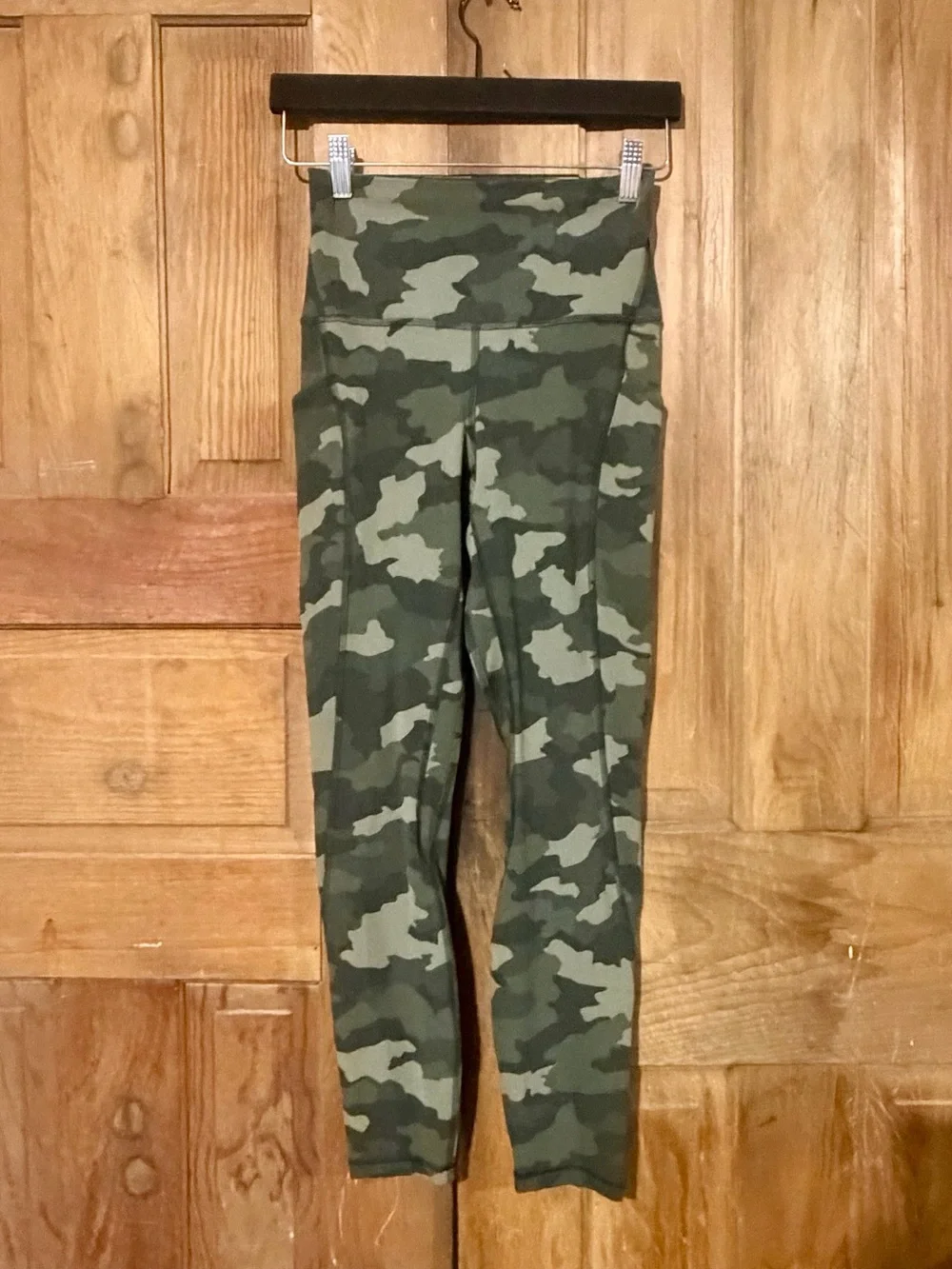 Lululemon – Align HR Leggings Pockets 25” – Heritage Camo Medium Olive – Sz. 4